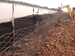 Rio Parana - mallas de proteccion y contencion para costa 1 Rio Parana - mallas de proteccion y contencion para costa 1